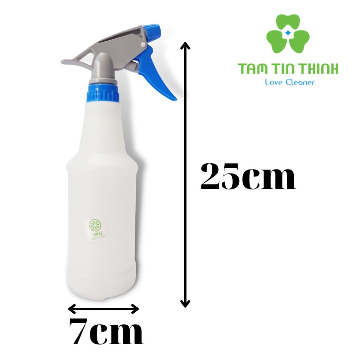 Bình xịt phun sương 500ml ipc chai xịt phun sương nhỏ gọn, nhẹ nhàng, phun mịn, bình rỗng