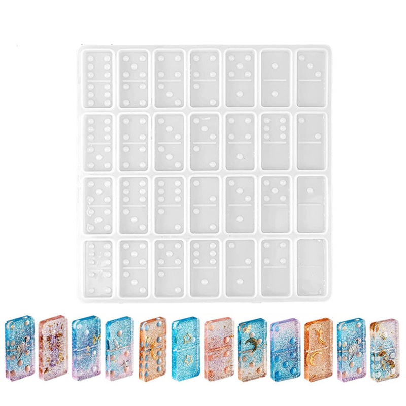 Khuôn Làm Xà Phòng Handmade Hình Quân Cờ Domino Độc Đáo