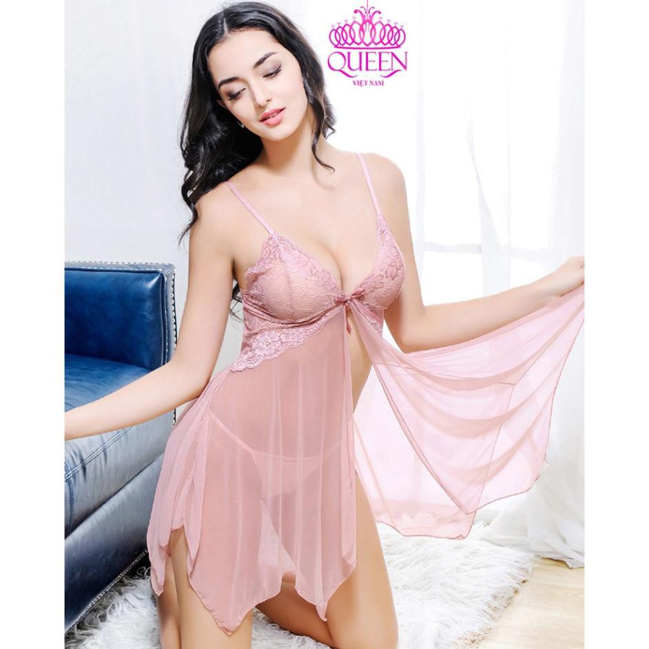[Mẫu Mới - Siêu Đẹp] Váy ngủ quyến rũ cao cấp VAY322A - đầm ngủ ren hoa | BigBuy360 - bigbuy360.vn