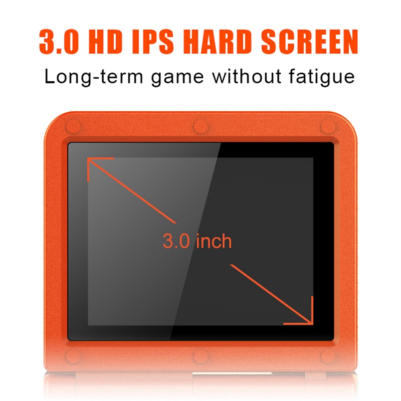 Máy Chơi Game Cầm Tay Powkiddy V90 Màn Hình 3 Inch IPS 3D 15 Kích Thước Nhỏ Gọn 16G PS1