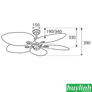 QUẠT TRẦN DC SINWA SC03