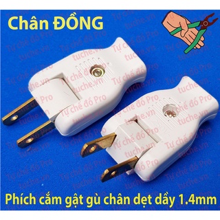 Phích cắm chân tự xoay, gật gù, lẫy an toàn các kiểu giá sỉ