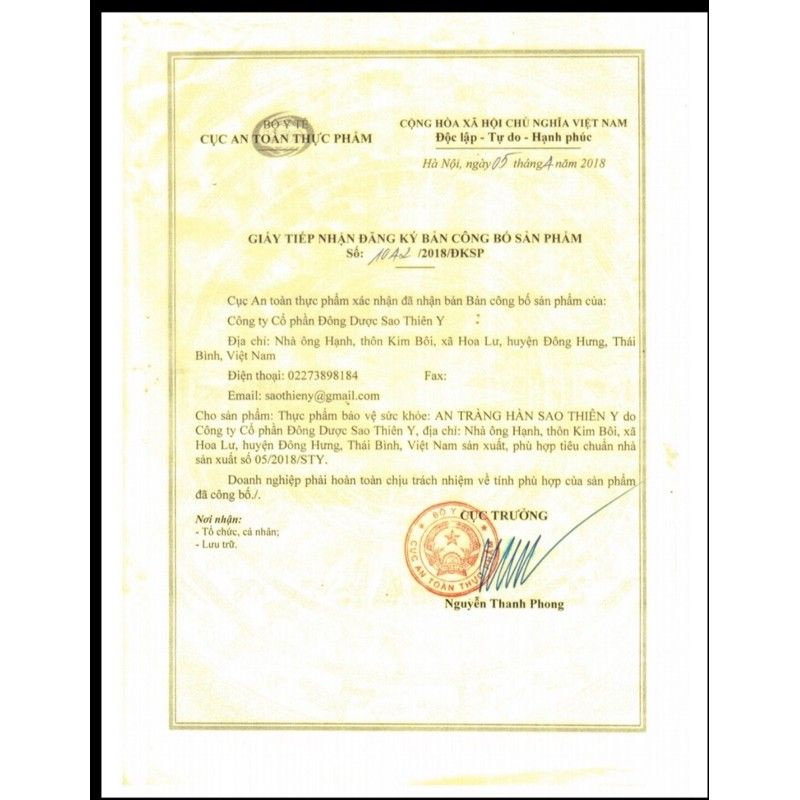 Viên uống AN TRÀNG HÀN dùng cho người viêm đại tràng cấp và mãn tính