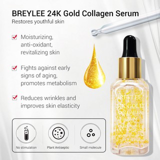 BREYLEE 24k gold serum +1 serum 2pcs