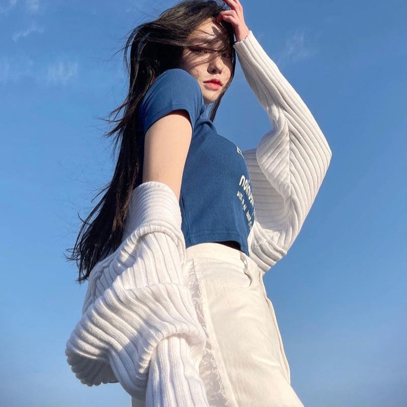 Áo Thun Ngắn Tay Phong Cách Retro Thời Trang Mùa Hè Cho Nữ