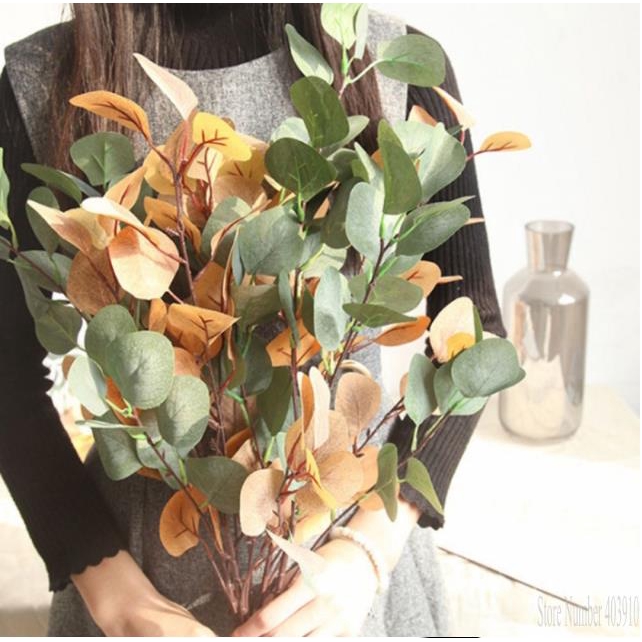 Nhánh Cây Khuynh Diệp Giả Trang Trí Nhà Cửa