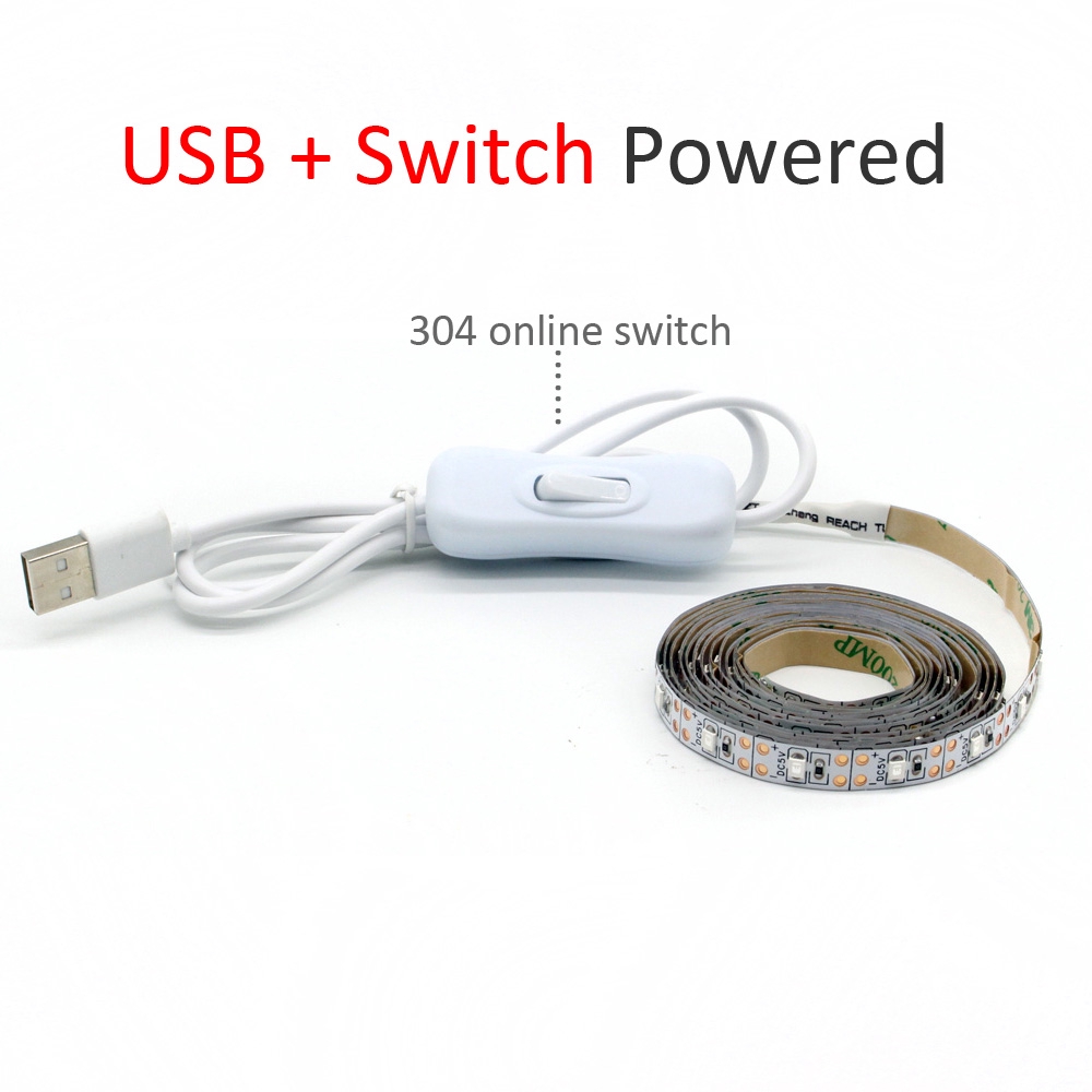 Cuộn Dây Đèn led 395-405nm Cổng usb 5v 2835 smd tv Dài 1m 2m 3m