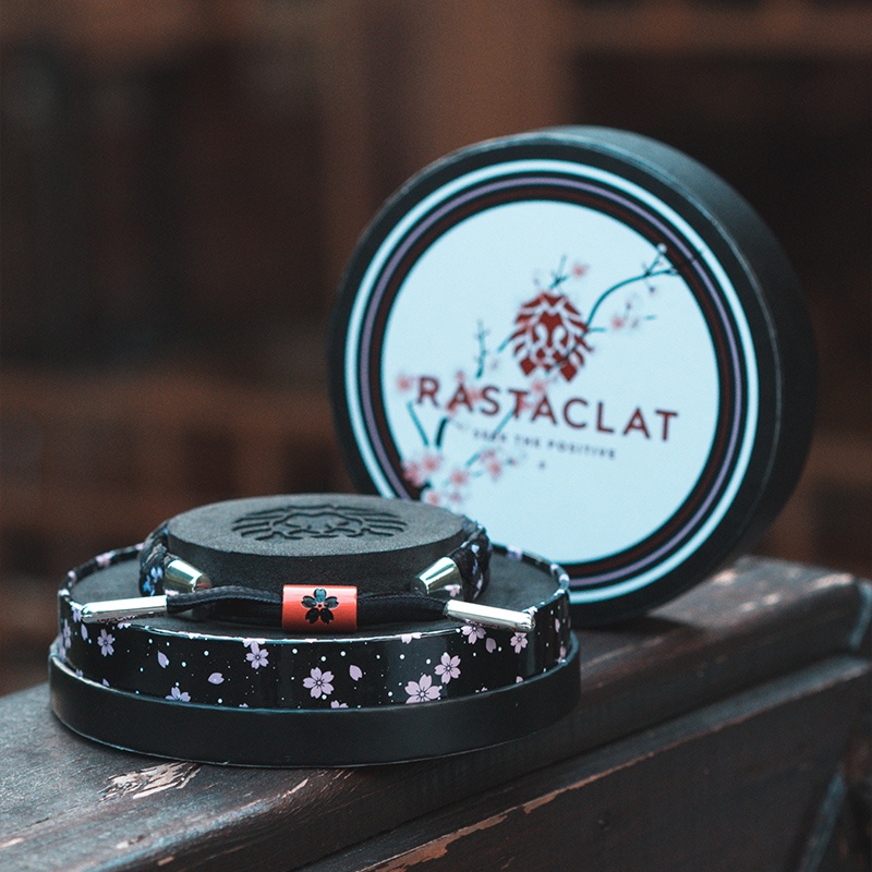 Vòng Tay Dây Giày RASTACLAT Hoa Anh Đào Tanabata Bản Giới Hạn Cho Cặp Đôi