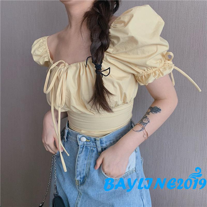 Áo Lửng Tay Phồng Thời Trang Dành Cho Nữ | BigBuy360 - bigbuy360.vn