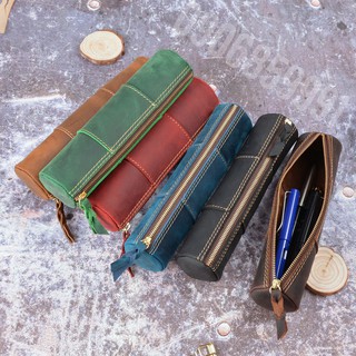 Túi da đựng bút,bao đựng đồ cá nhân handmade da thật