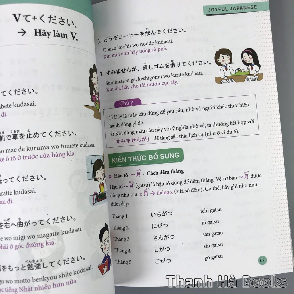 Sách Joyful Japanese - Tiếng Nhật Vui Nhộn - Tập Viết, Từ Vựng, Ngữ Pháp (Combo, lẻ tùy chọn)