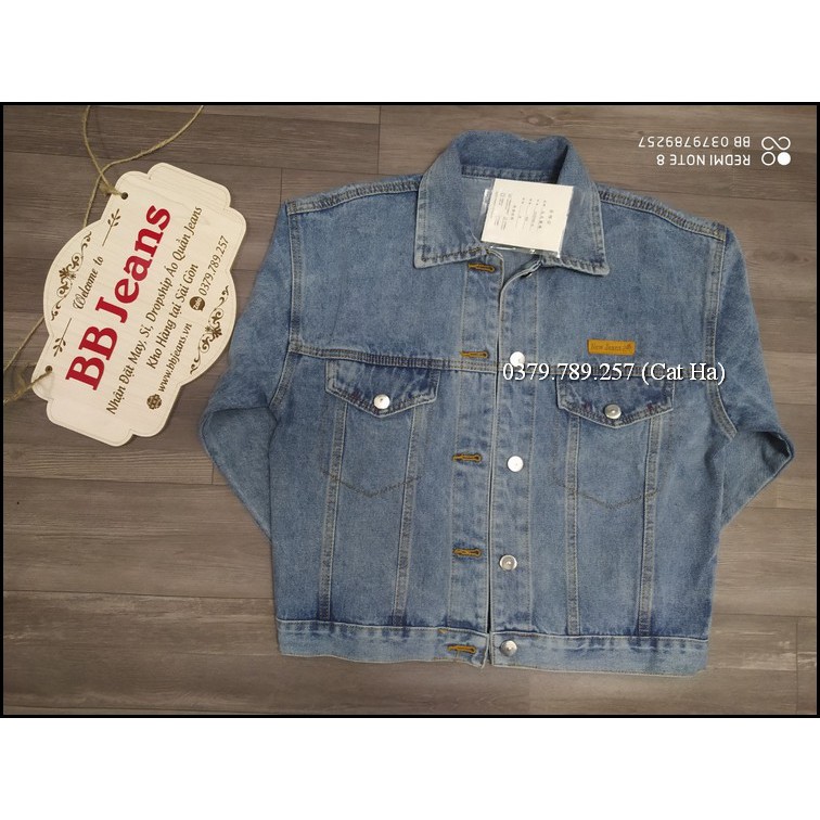 Áo khoác jean nữ New Jeans BB cao cấp form dưới 58Kg BB84