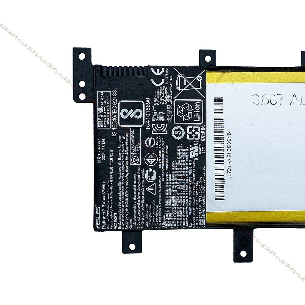 👉PIN( ZIN) ASUS X555 X555LA X555LD X555LN F555 F555L F555U F555Y X555MA C21N1347 X554L VM590Z BẢO HÀNH 6 THÁNG ĐỔI MỚI