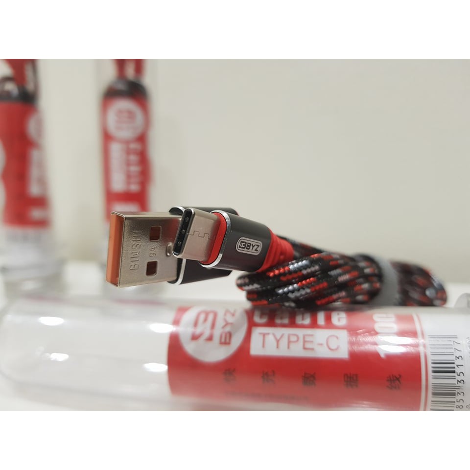 Cáp Sạc TypeC BYZ CHÍNH HÃNG - bảo hành 1 năm