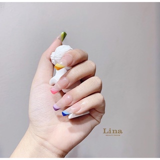 Nail box thiết kế - Mẫu Cầu vồng -Móng giả thiết kế