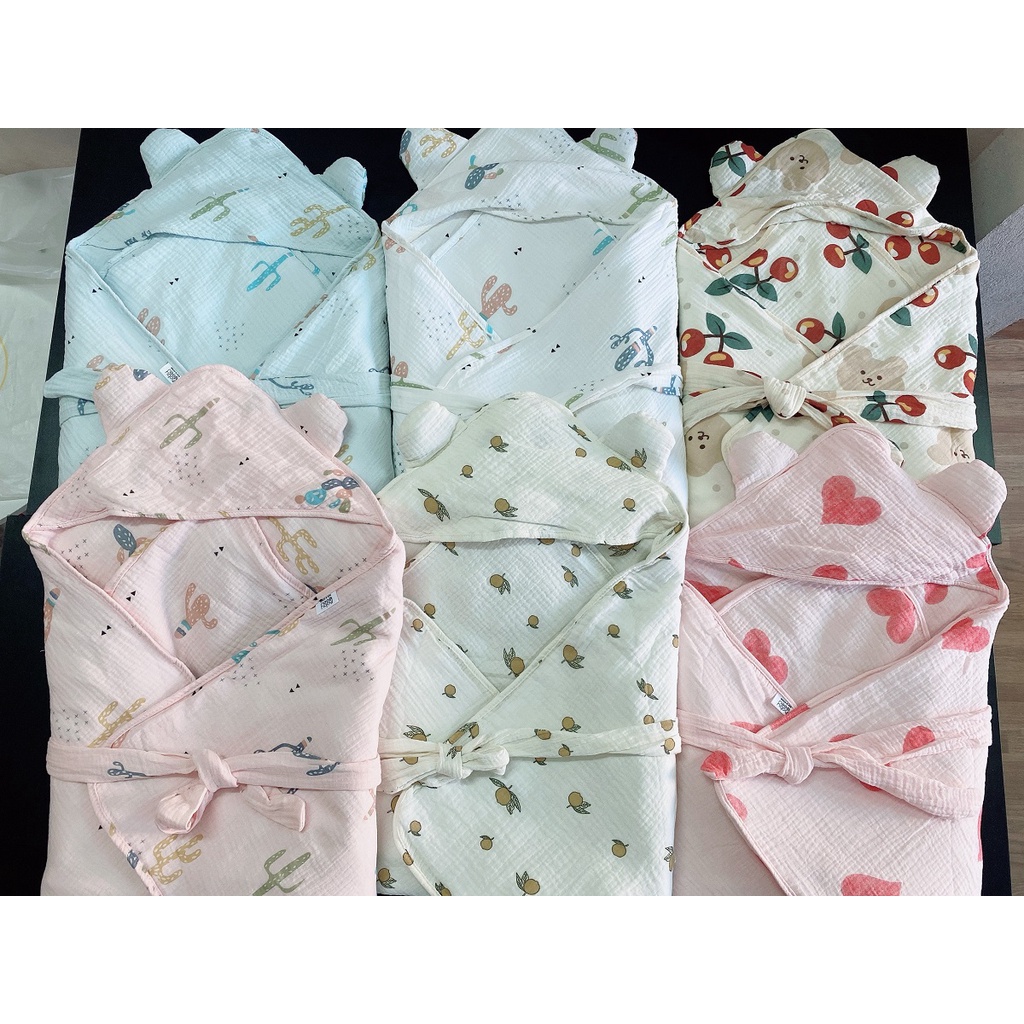 CHĂN Ủ TRẦN BÔNG MUSLIN TREE BABYBEE CAO CẤP - HÀNG VIỆT NAM CHẤT LƯỢNG CAO