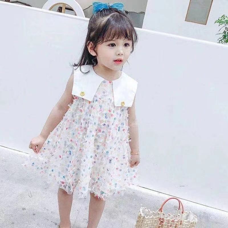 Đầm Công Chúa Sát Nách Cho Bé Gái 1-6 Tuổi