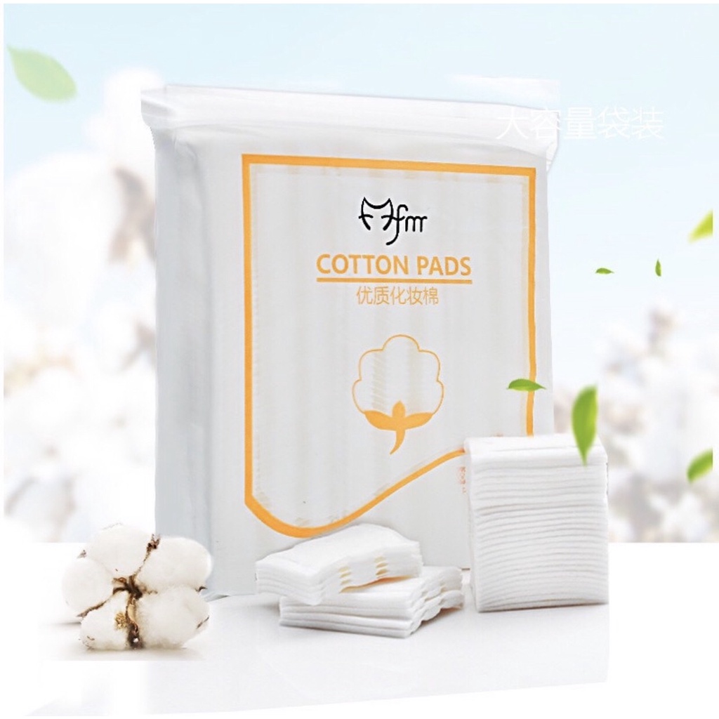 Bông tẩy trang (bông trang điểm) 3 lớp Cotton Pads Túi 222 miếng