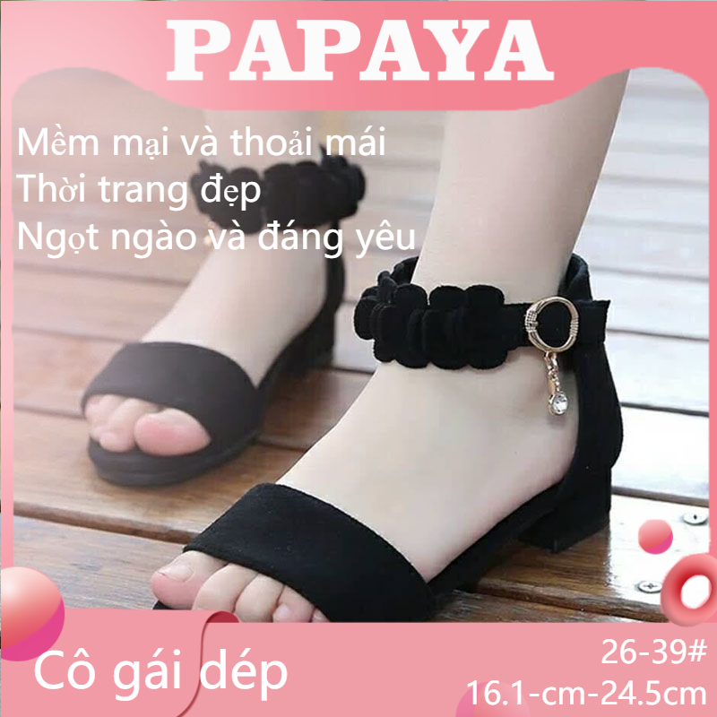 Little girl Korean fashion sandals PAPAYA