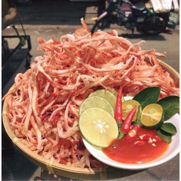 Mực xé sợi 200gram dai ngon, đậm vị