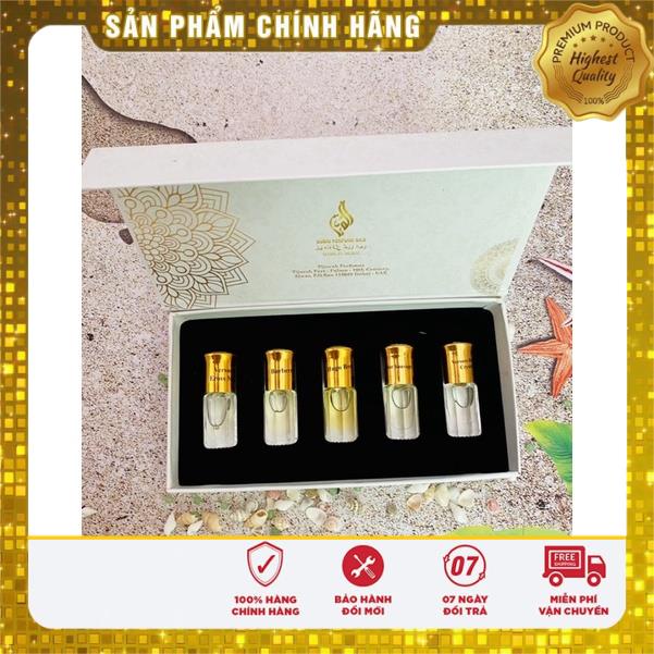 -  Set 5 lăn Tinh Dầu Dubai Chính Hãng kèm Bill 25ml  ẢNH THẬT - CÓ SẴN