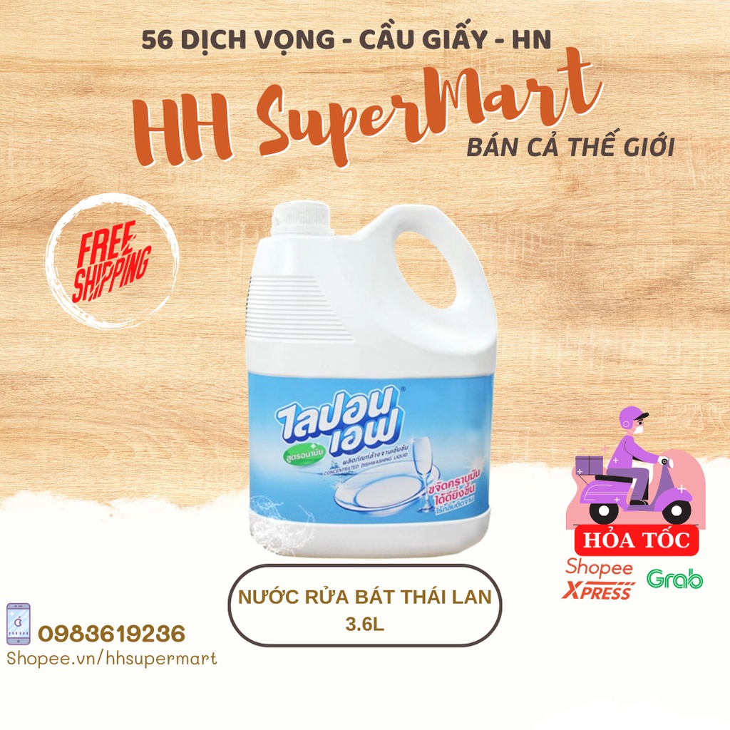 nước rửa bát thái 3.6L