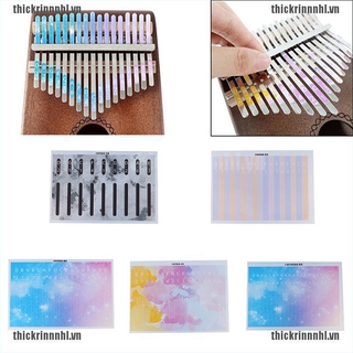 Kalimba Scale Sticker Percussion Parts for Learner Musical Instrument Kit