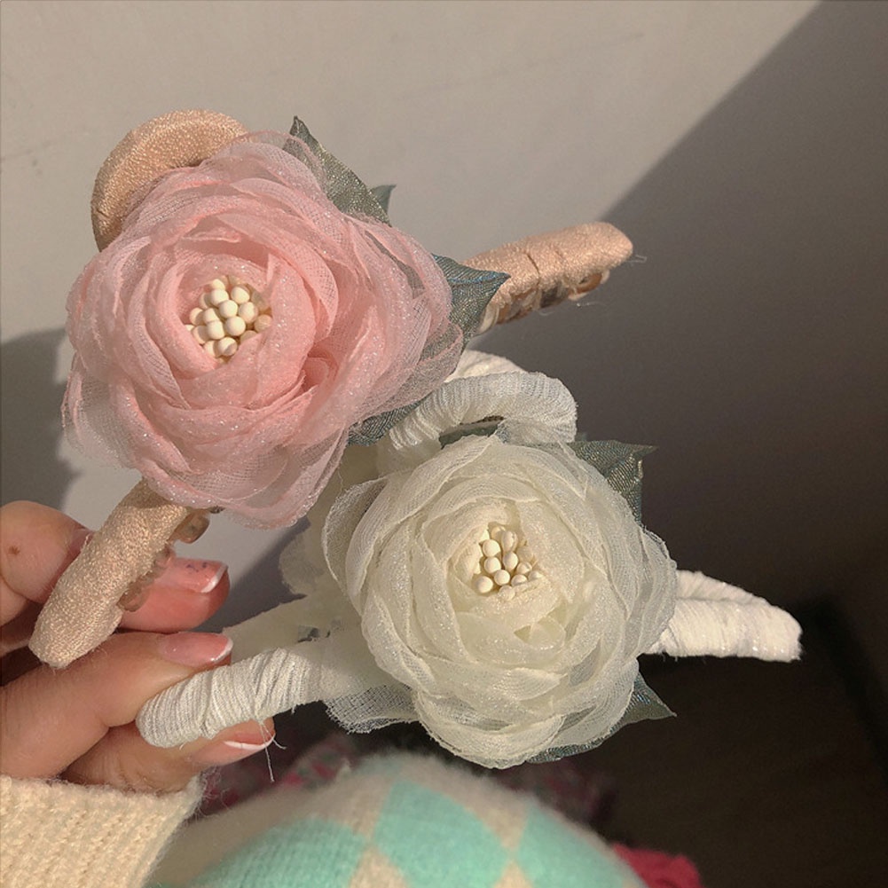 Kẹp Tóc Hoa Trà Thanh Lịch Cho Nữ