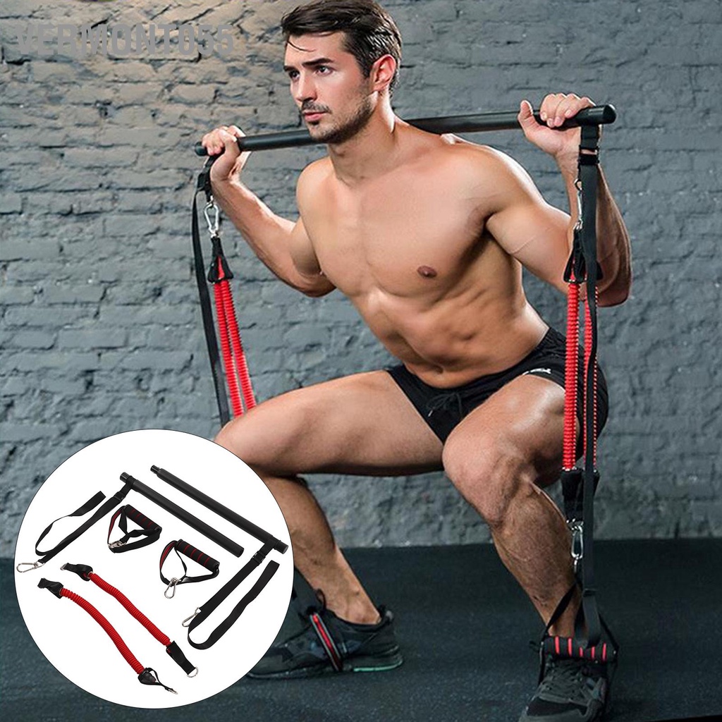 Có thể bán buôn Bộ dụng cụ tập Pilates di động với dây đeo có thể điều chỉnh được Thiết bị Yoga cho việc luyện Vermont055 Hàng giao ngay