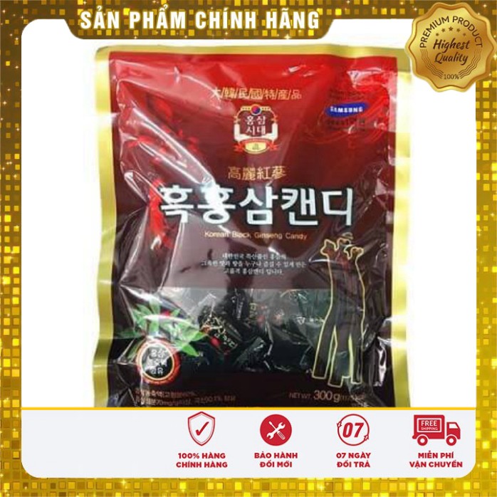 [BÁN SỈ] Kẹo Hắc Sâm 300gr