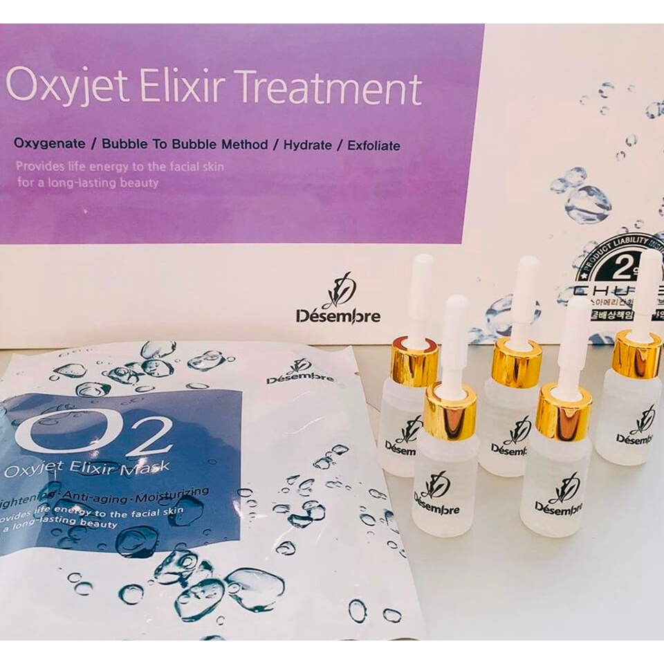 Bộ Thải Độc Da Chuyên Sâu Và Cung Cấp Oxy Tươi Hàn Quốc DESEMBRE OXYJET - Thẩm Mỹ Huyền Trang NANOCEE