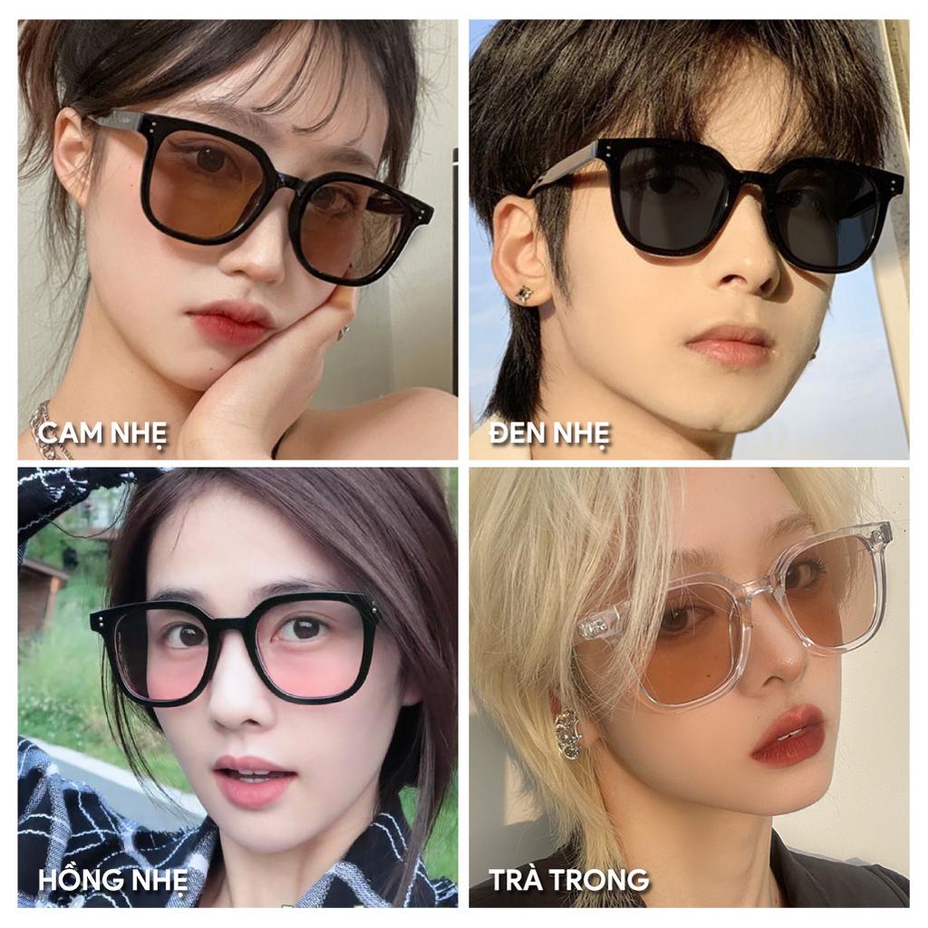 Kính râm nam nữ HUNO được thiết kế hai chấm HOT TREND 2023 với gang màu cá tính siêu đẹp - KR42