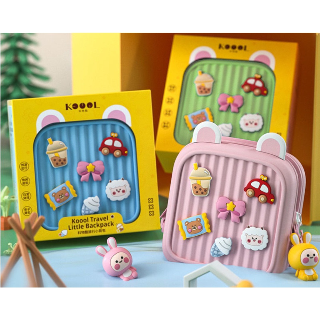 Balo đi học họa tiết hoạt hình dễ thương cho trẻ mẫu giáo ba lô trẻ em dễ thương, Suzy baby