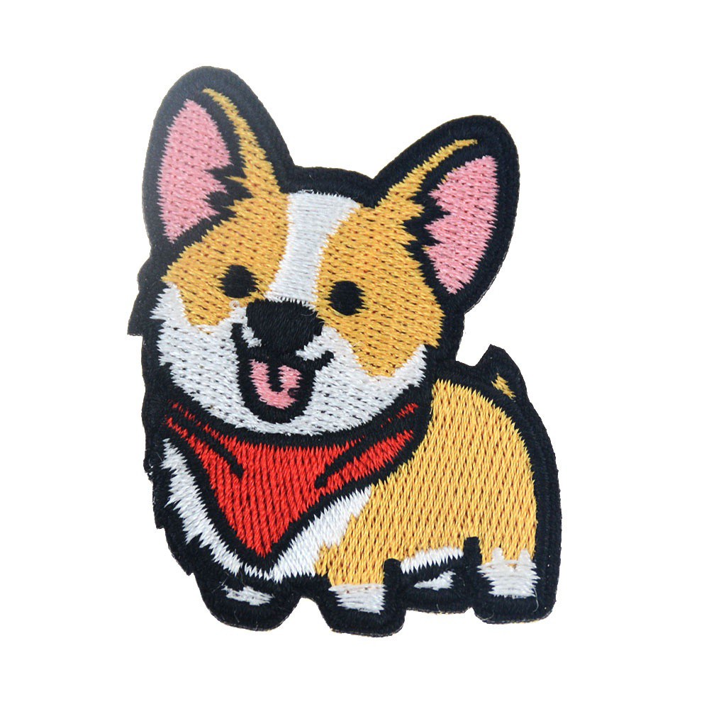 Miếng Vá Quần Áo Hình Chú Chó Corgi Taylor1 Dễ Thương Diy