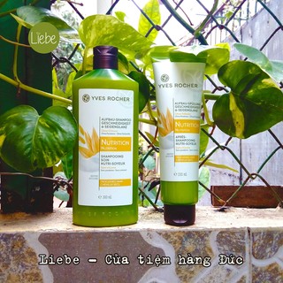 Yves Rocher Yến mạch: Dầu gội - Dầu xả