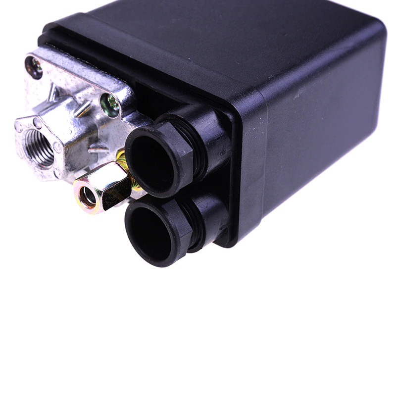 Rơ le áp xuất máy nén khí mầu đen 1 lỗ và 4 lỗ