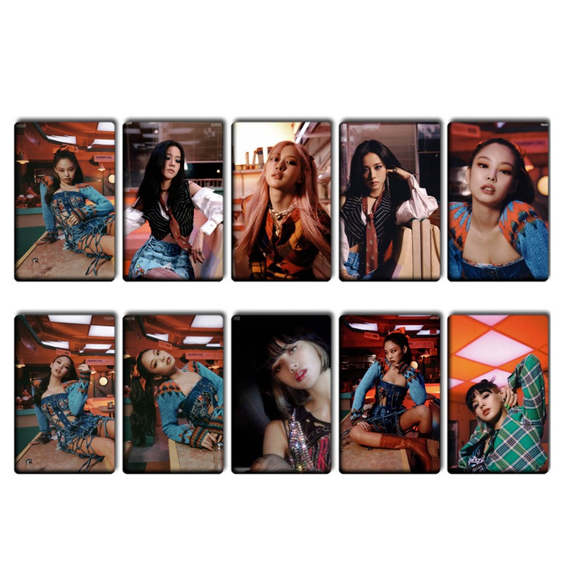 Set 10 tấm thẻ ảnh lomo hình nhóm nhạc Kpop Blackpink
