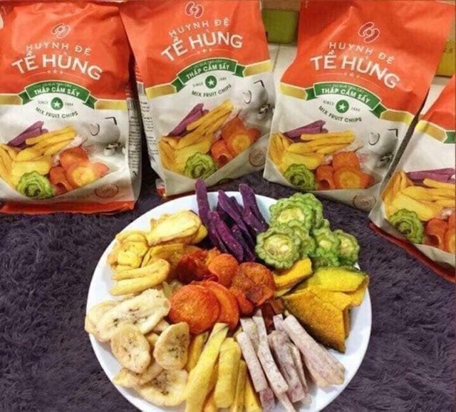 Combo 3 gói hoa quả sấy tề hùng 500g