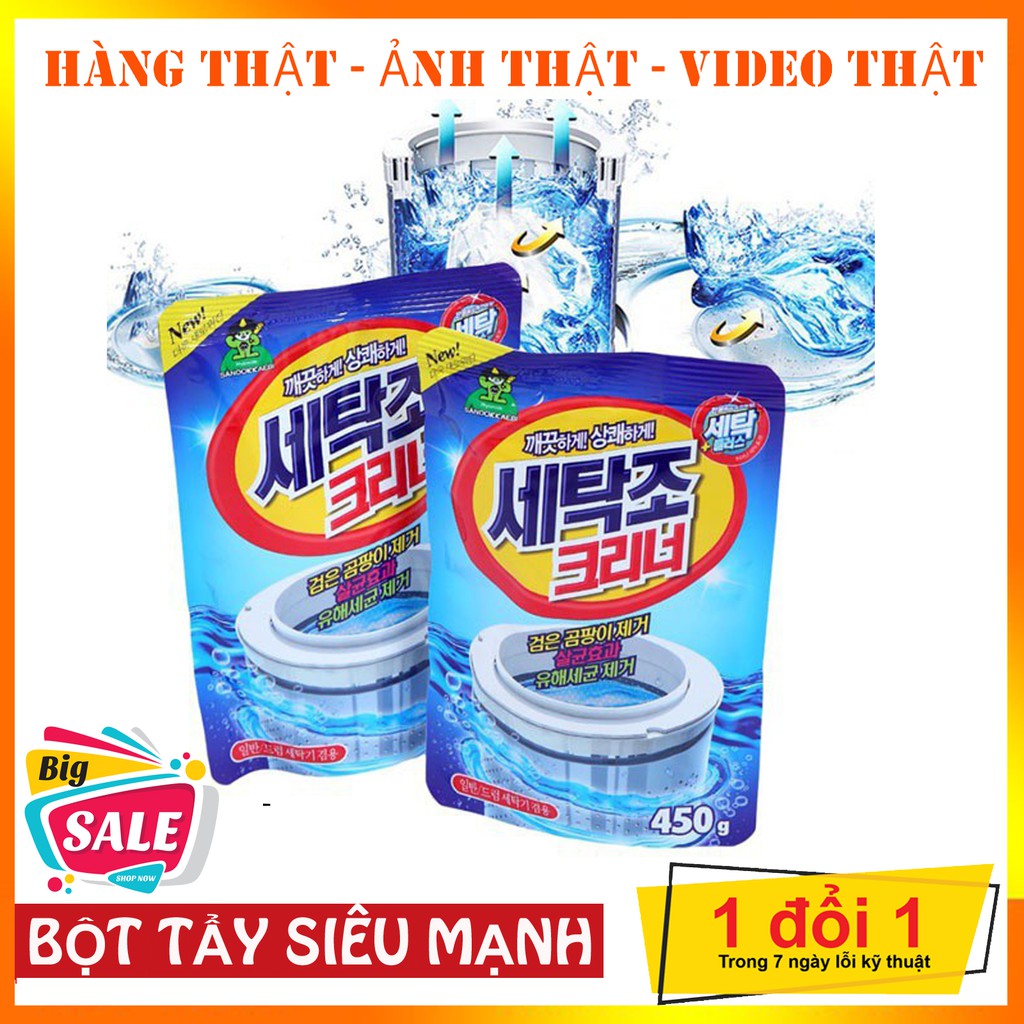 Bột tẩy lồng máy giặt Sandokkaebi Hàn Quốc loại XỊN HOT