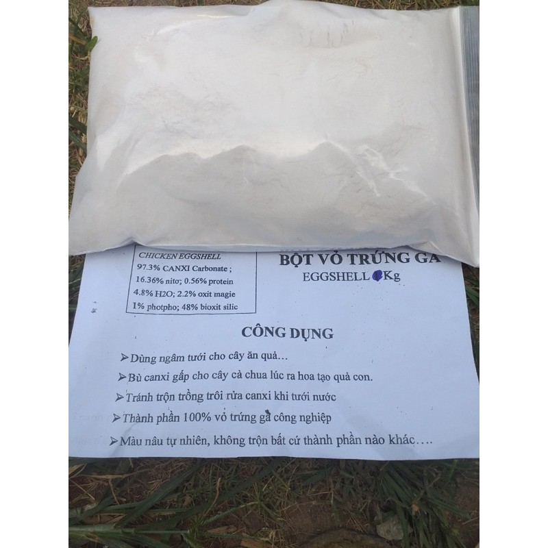 bột vỏ trứng gà