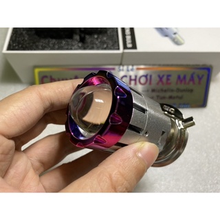 Đèn pha bi cầu led có quạt tản nhiệt - Chân đèn H4- cos trắng pha vàng trắng không gây chói mắt - shopbansi.