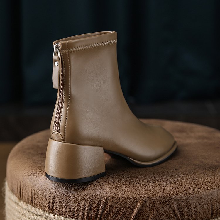 Giày Boot Cổ ThấP Đế Cao ThờI Trang Cho Nữ Size 34-43