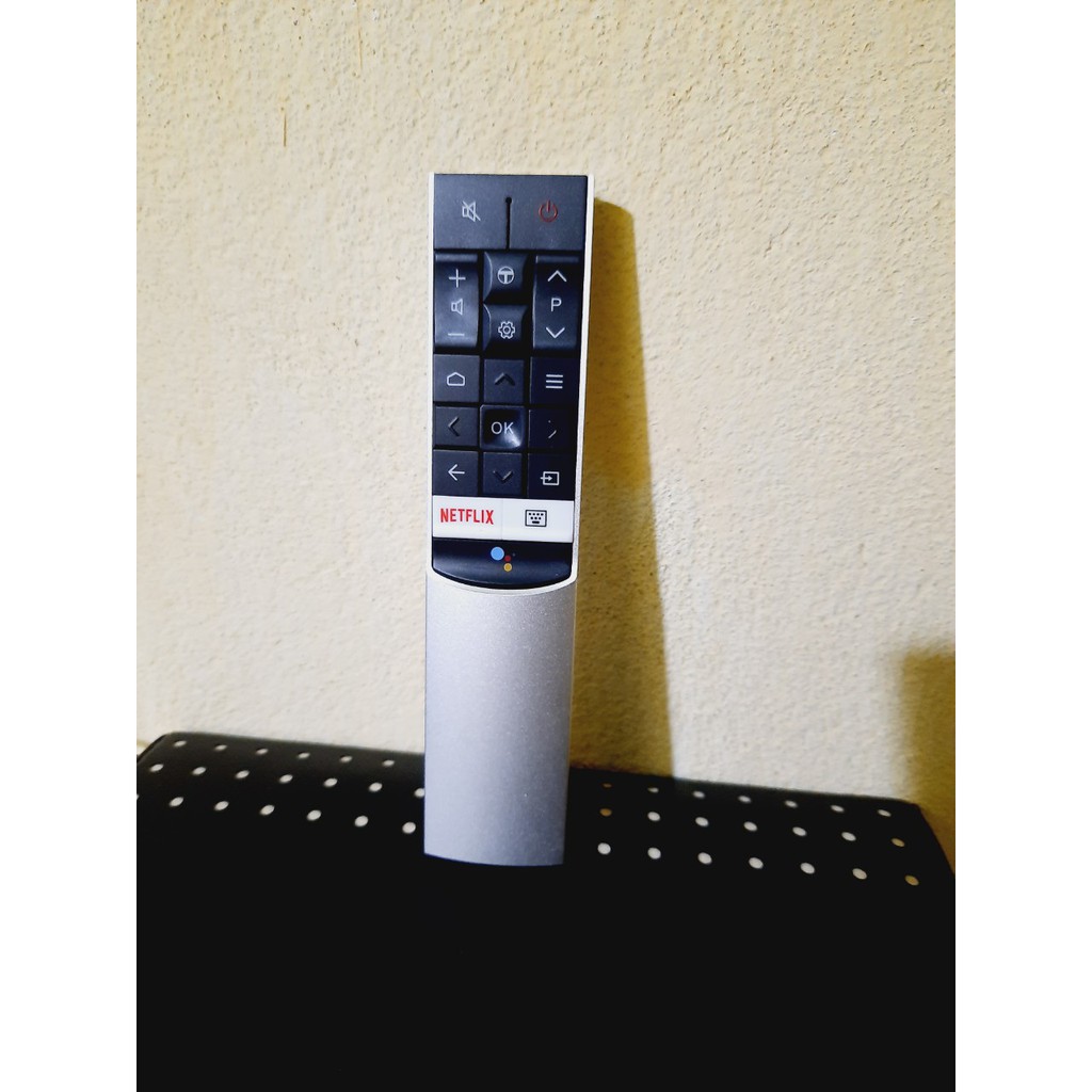 Remote Điều khiển tivi TCL giọng nói- Hàng mới chính hãng vỏ nhôm cao cấp 100% Tặng kèm Pin