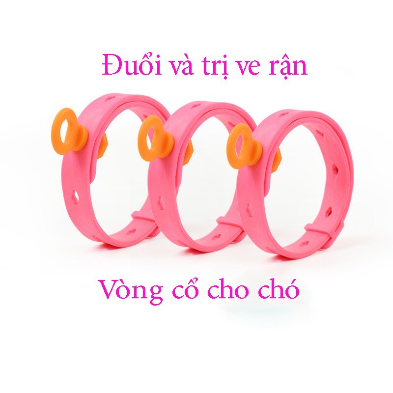 Vòng cổ chống ve rận bọ chét chó mèo - Vòng cổ chống bọ trên da lông cún, mèo