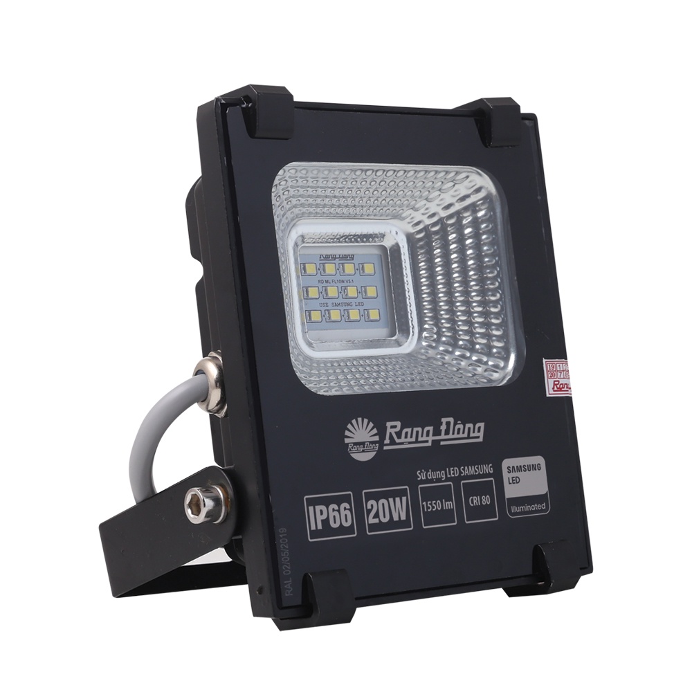 [ CHÍNH HÃNG ] Đèn led pha Rạng Đông, đèn pha chiếu sáng sân vườn, bảng hiệu công suất 10W, 20W, 30W, 50W