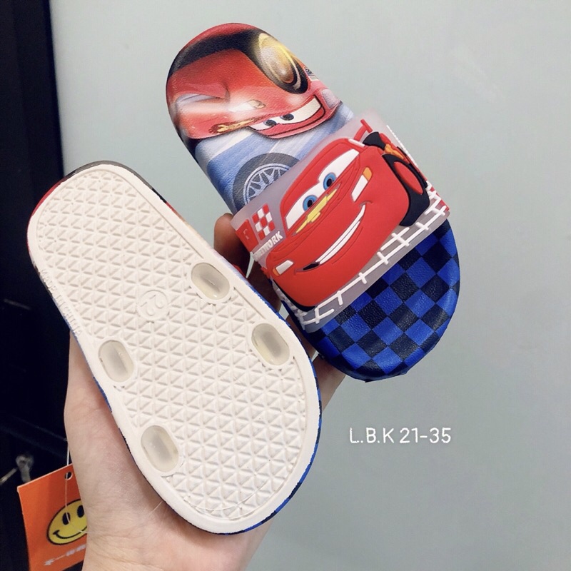 Dép lê ô tô cho bé trai hàng quảng châu size 21-35