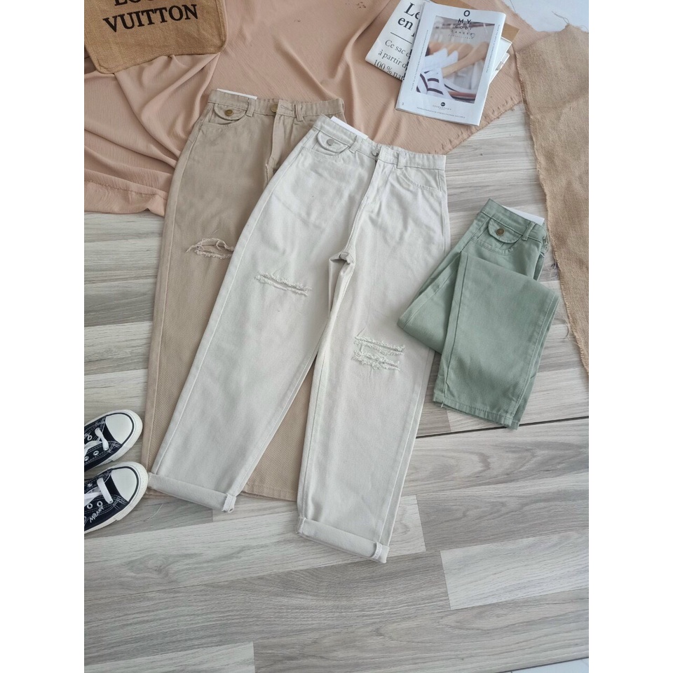 Quần nữ kaki, quần dài nữ ống ôm màu 3 màu size S M L SKUQ-23A