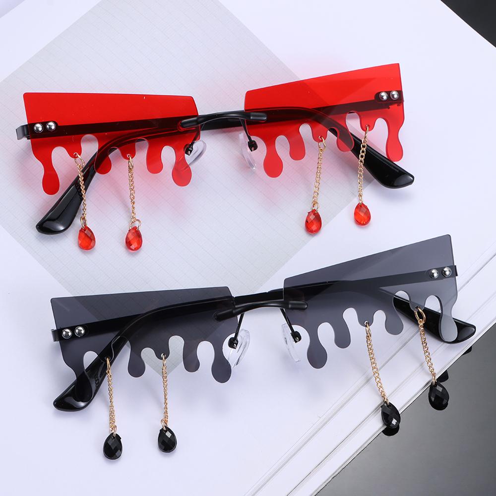 Kính Râm Gọng Hẹp Hình Ngọn Lửa Vui Nhộn