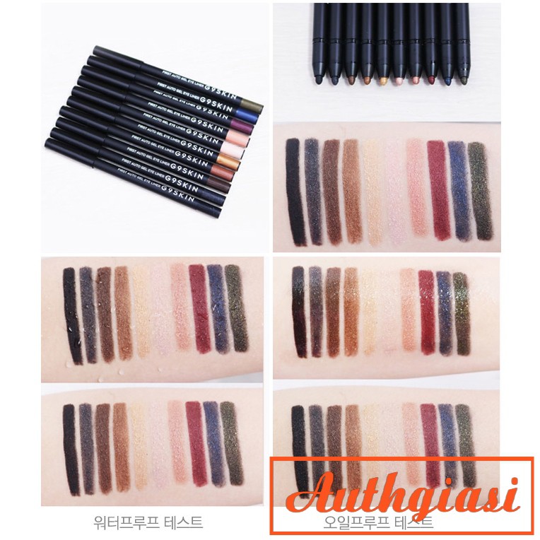 Chì kẻ mắt dễ kẻ G9skin First Auto Gel Eyeliner G9 Skin bền màu 01-10 | BigBuy360 - bigbuy360.vn