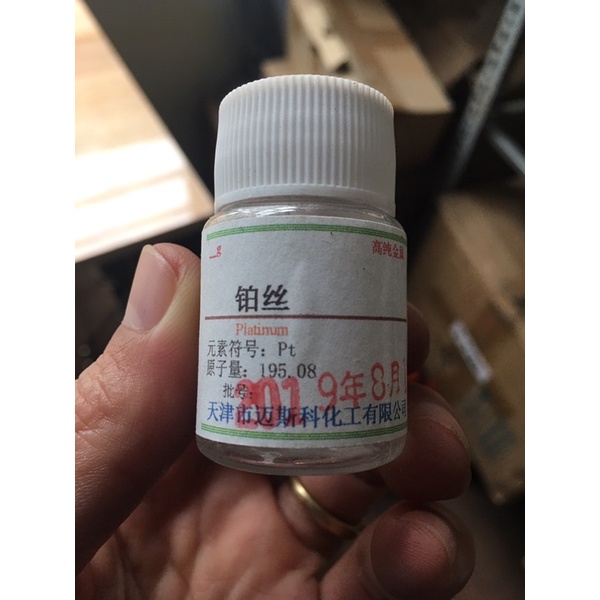 Dây Platinum  99,95% dài 100mm